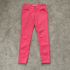 2/$20 Old Navy Skinny Jeans, Salmon Color, Size 6